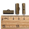 Iron Ribbon Crimp Ends IFIN-S008-AB-NF-3