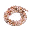 Natural Peruvian Pink Opal Beads Strands X-G-D304-02-4mm-3