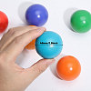 6 Colors Rainbow Color Wooden Ball Toys AJEW-WH0472-83B-2
