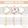 15Pcs 3 Colors Alloy Heat Transfer Watch Band Accessories FIND-CA0011-17A-4