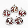 Natural Carnelian Pendants G-S292-10H-P-1