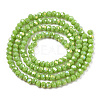 Electroplate Glass Beads Strands EGLA-A034-P3mm-B24-2