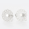 Non-Tarnish 304 Stainless Steel Stud Earring Findings STAS-S079-34B-1