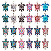 48Pcs 12 Styles Alloy Enamel Connector Charms FIND-TA0003-64-12