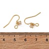 SHEGRACE Brass Pave Cubic Zirconia Earring Findings XGRQ4S971-739G-3