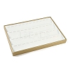 4 Rows Imitation Leather Jewelry Pendant Trays CON-G023-04A-1