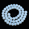Transparent Glass Beads Strands GLAA-T032-T8mm-14-3