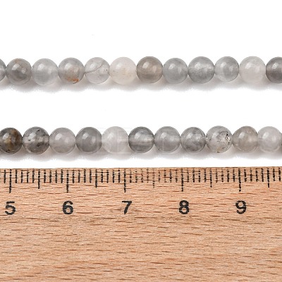 Natural Cloudy Quartz Beads Strands G-D840-69-4mm-1