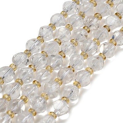 Natural Quartz Crystal Beads Strands G-K387-A16-01-1