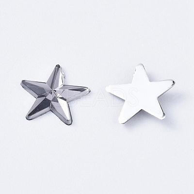 Acrylic Rhinestone Flat Back Cabochons RSB385-47-1