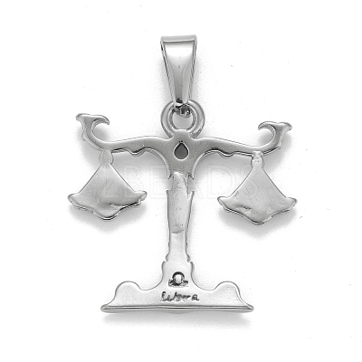 Non-Tarnish 304 Stainless Steel Pendants STAS-D165-14P-09-1