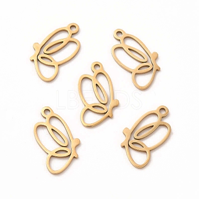 201 Stainless Steel Pendants STAS-E188-09G-1