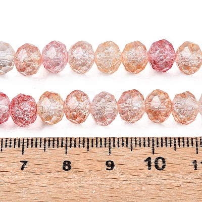 Transparent Glass Beads Strands X-GLAA-T023-6mm-A06-1