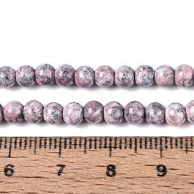 Baking Paint Glass Beads Strands DGLA-N016-4mm-03-1