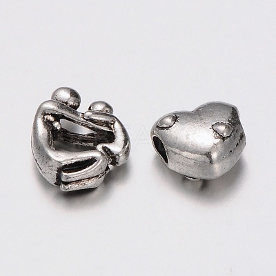 Tibetan Style Alloy Beads TIBEB-X0047-AS-1