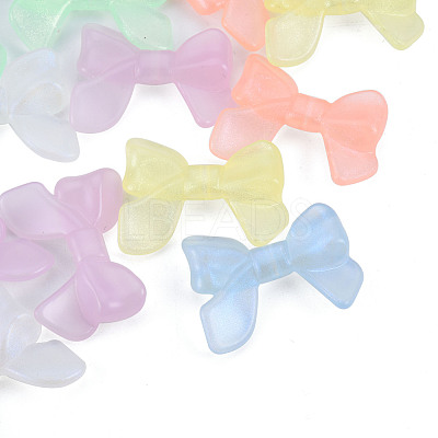 Transparent Luminous Acrylic Beads X-TACR-T007-11-1