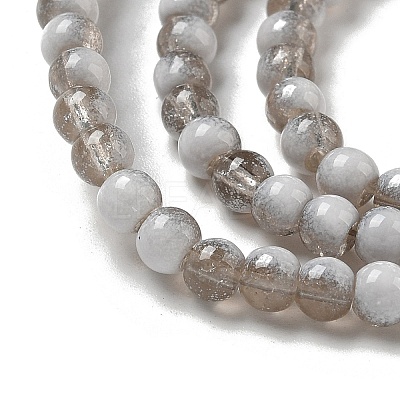 Crackle Glass Beads Strands GLAA-U001-4mm-06-1