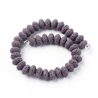 Natural Lava Rock Beads Strands G-F671-01A-15-1