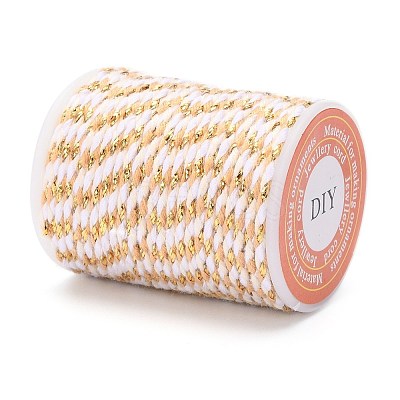 4-Ply Polycotton Cord with Metallic Thread OCOR-Z003-D33-1