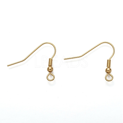 304 Stainless Steel Earring Hooks STAS-L258-001A-G-1