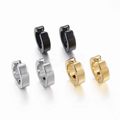 304 Stainless Steel Clip-on Earrings EJEW-H351-18-1