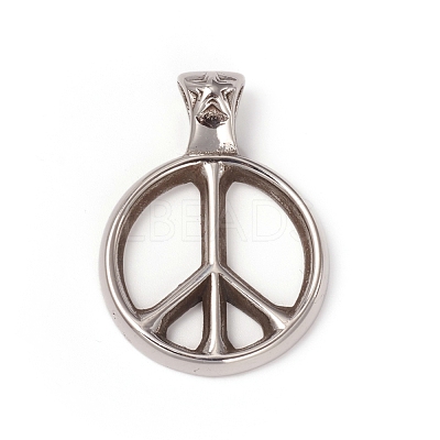 Non-Tarnish 304 Stainless Steel Pendants STAS-I132-08P-1
