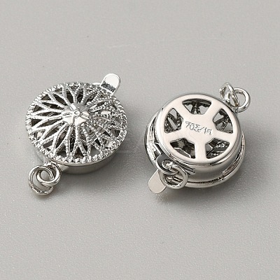 Brass Box Clasps KK-WH0079-16B-P-1