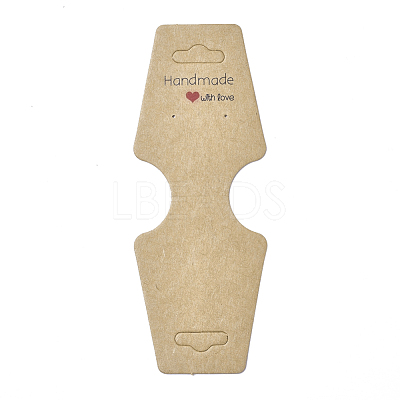 Cardboard Fold Over Paper Display Hanging Cards CDIS-E007-14-1