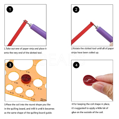 Quilling Paper Strips LS-DIY-J001-3mm-B30-1