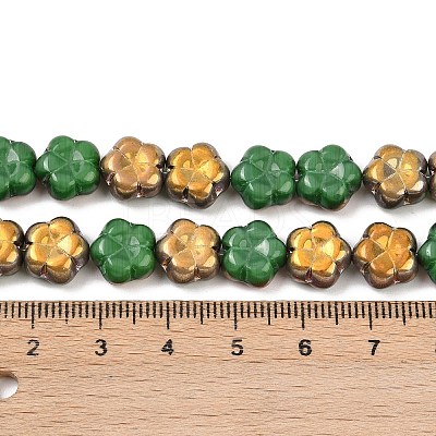 Czech Pressed Glass Beads GLAA-I061-23B-1