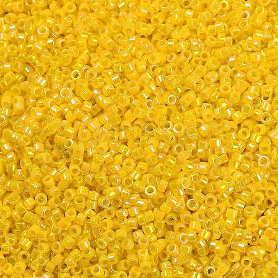 Opaque Colours Luster Glass Seed Beads SEED-H003-12D-1