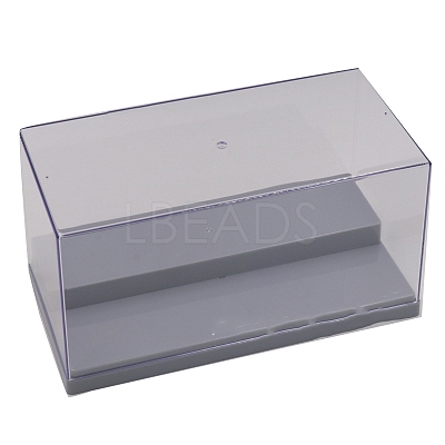 2-Level Trasparent Acrylic Toys Action Figures Display Boxs PAAG-PW0001-146C-1