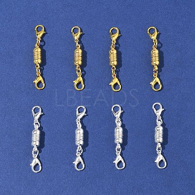 8 Sets Brass Magnetic Clasps Converter KK-FS0001-54-1