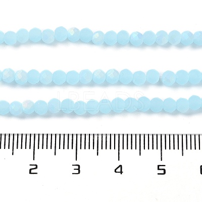 Imitation Jade Glass Beads Strands X1-EGLA-A034-J3mm-MB04-1