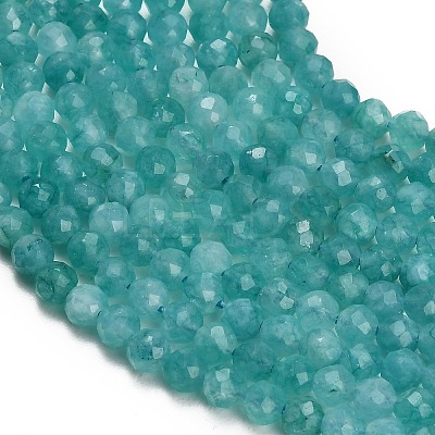 Natural Amazonite Beads Strands X-G-T152-A01-4mm-1
