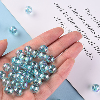 Transparent Acrylic Beads MACR-S370-B10mm-755-1