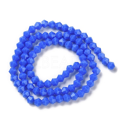 Opaque Solid Color Imitation Jade Glass Beads Strands LS-GLAA-F029-P4mm-11-1