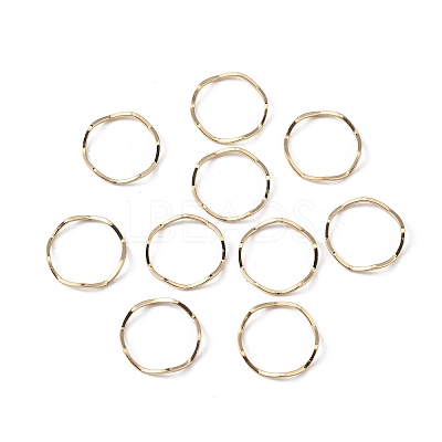 Brass Linking Rings KK-WH0046-61KCG-1