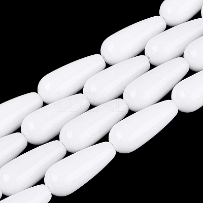 Opaque Glass Beads Strands GLAA-Q113-03A-C01-1