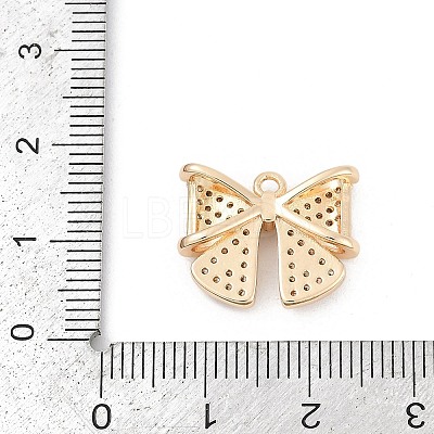 Brass Micro Pave Cubic Zirconia Pendants LS-KK-U051-04G-01-1