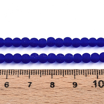Transparent Glass Beads Strands LS-GLAA-T032-T4mm-MD16-1