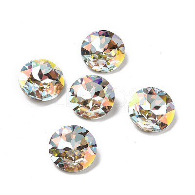 Light AB Style K9 Glass Rhinestone Cabochons RGLA-J033-E-001LA-1
