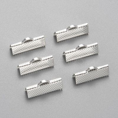 Iron Ribbon Crimp Ends X-IFIN-S008-S-1