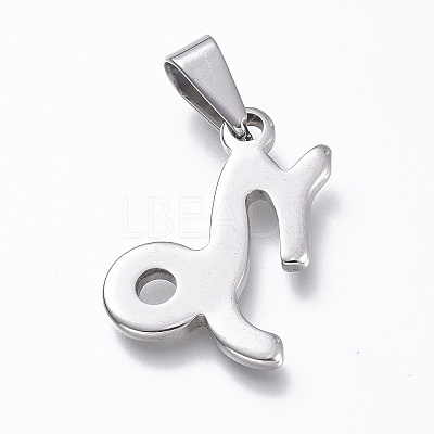 304 Stainless Steel Pendants STAS-L210-06-P-1