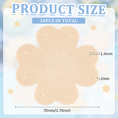 Clover Felt Travel Jewelry Display Organizer DIY-WH0308-425-1
