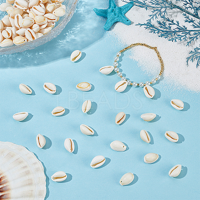 240G Natural Cowrie Shell Pendants BSHE-ME0001-07-1