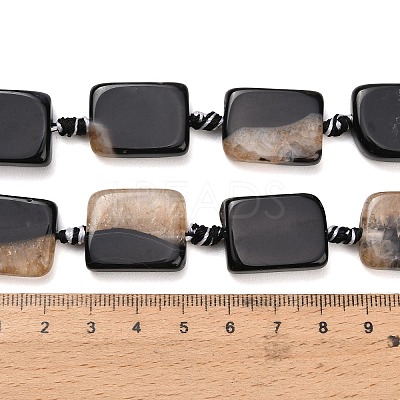 Natural Agate Beads Strands G-A321-A01-01A-1