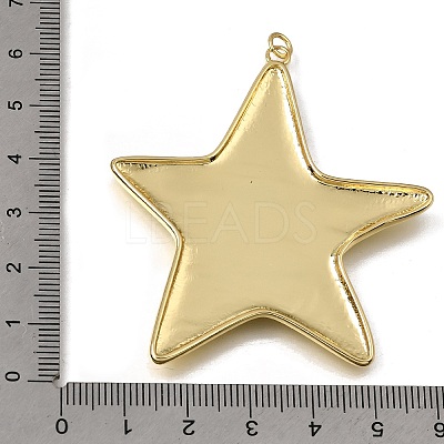 Brass Big Pendants KK-C262-42G-1
