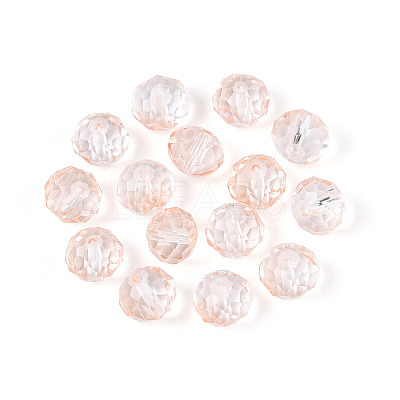 Baking Paint Transparent Glass Beads X1-GLAA-N011-10mm-09-1