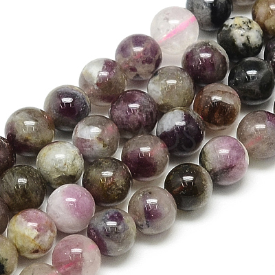 Natural Tourmaline Beads Strands X-G-S150-01-5mm-1